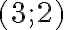 (3; 2)