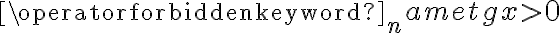 \operatorname{tg} x>0