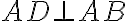 AD\perp AB