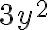 3y^2