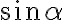  \sin \alpha 