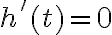 h' (t) =0