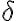  \delta