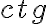  ctg 