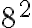 8^2