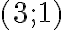 (3; 1)