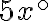 5x^\circ
