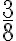 \frac38