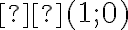 (1;0) (1;0)
